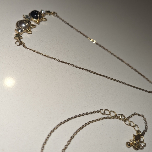 Gold Tone Sailor Moon Necklace - Picture 3 of 4